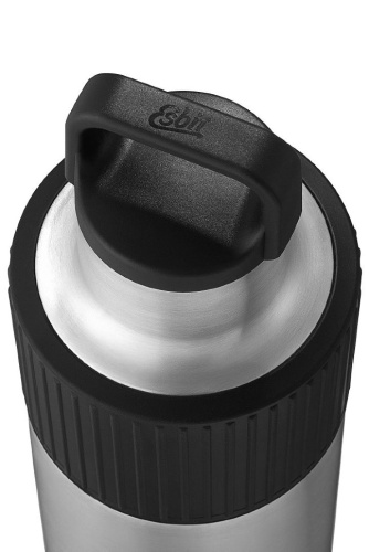 Термос Esbit SCULPTOR, из нержавеющей стали с резиновой накладкой, стальная, 1.0 л, IB1000SC-SL-S фото 2